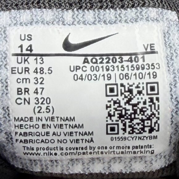 Nike Air Zoom Pegasus 36 'Blue Void' - Picture 11 of 12